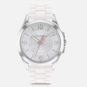 NEW! COACH LIBBY WATCH, 37MM, White